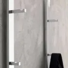 Kovový nástěnný věšák na kabát se 2 háčky a LED světlem vyrobený v Itálii - Osmio Viadurini