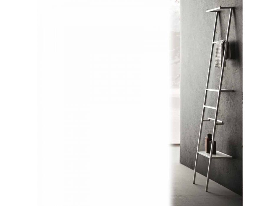 Věšák na žebřík v bílém nebo barevném moderním designu - Caloina Viadurini