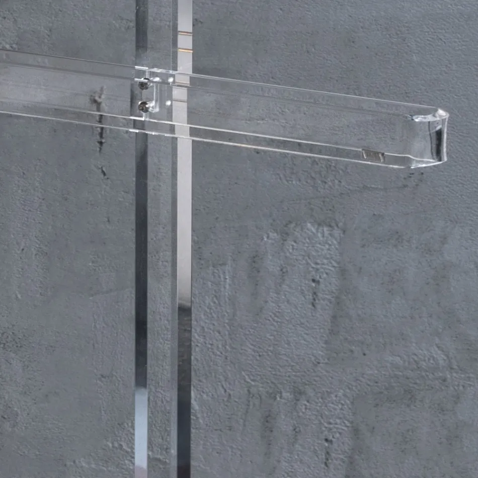 Základní transparentní věšák z akrylového křišťálu - Ginergo Viadurini