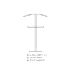 Základní transparentní věšák z akrylového křišťálu - Ginergo Viadurini