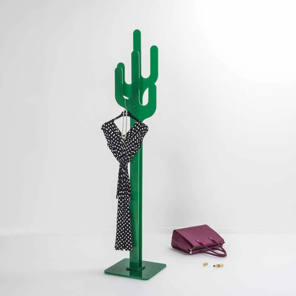 Věšák Green Cactus moderní design, vyrobeno v Itálii Viadurini