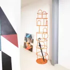 Designový kabátový stojan z barevné oceli vyrobené v Itálii - Vituzzo Viadurini