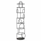 Designový kabátový stojan z barevné oceli vyrobené v Itálii - Vituzzo Viadurini