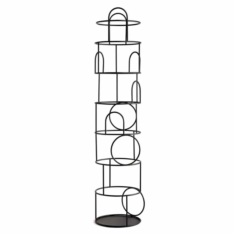 Designový kabátový stojan z barevné oceli vyrobené v Itálii - Vituzzo Viadurini