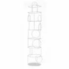 Designový kabátový stojan z barevné oceli vyrobené v Itálii - Vituzzo Viadurini