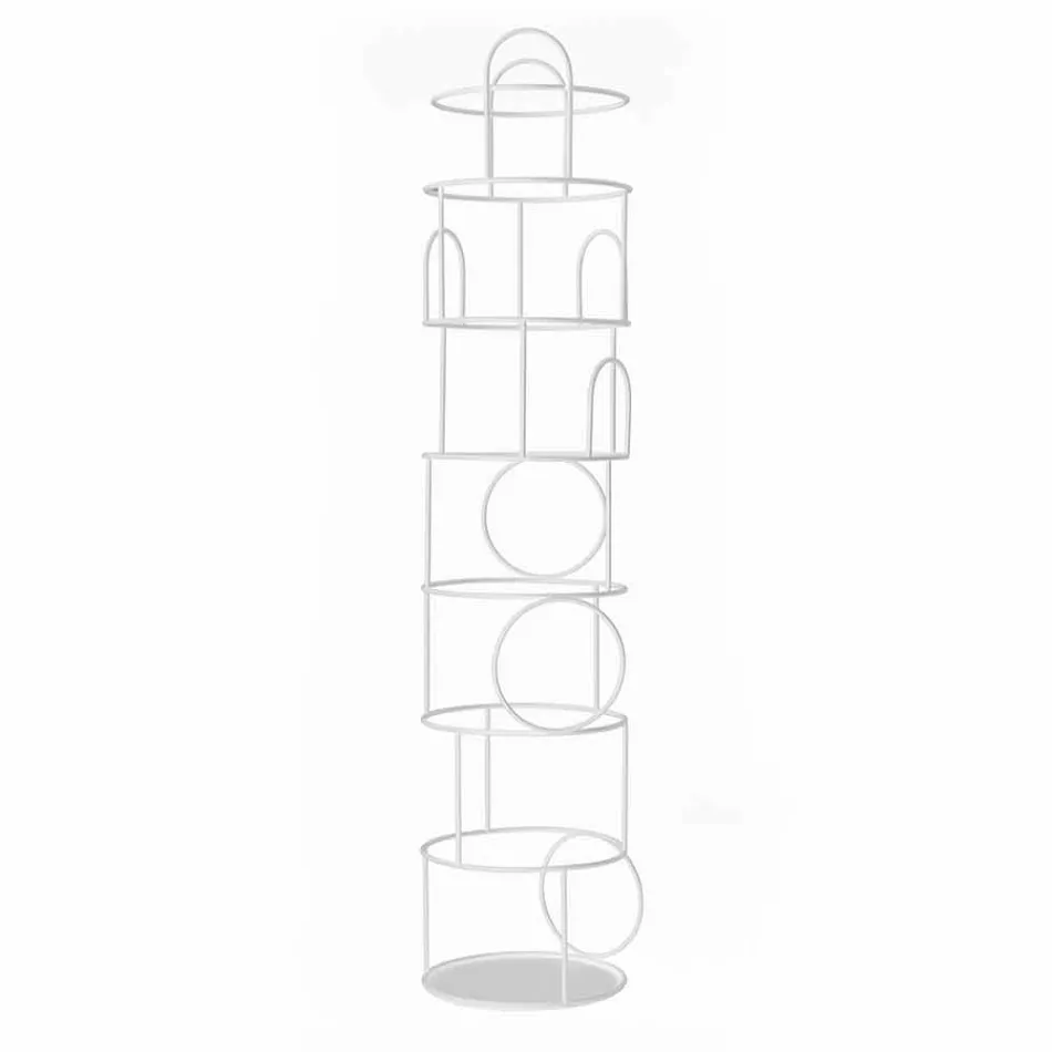 Designový kabátový stojan z barevné oceli vyrobené v Itálii - Vituzzo Viadurini