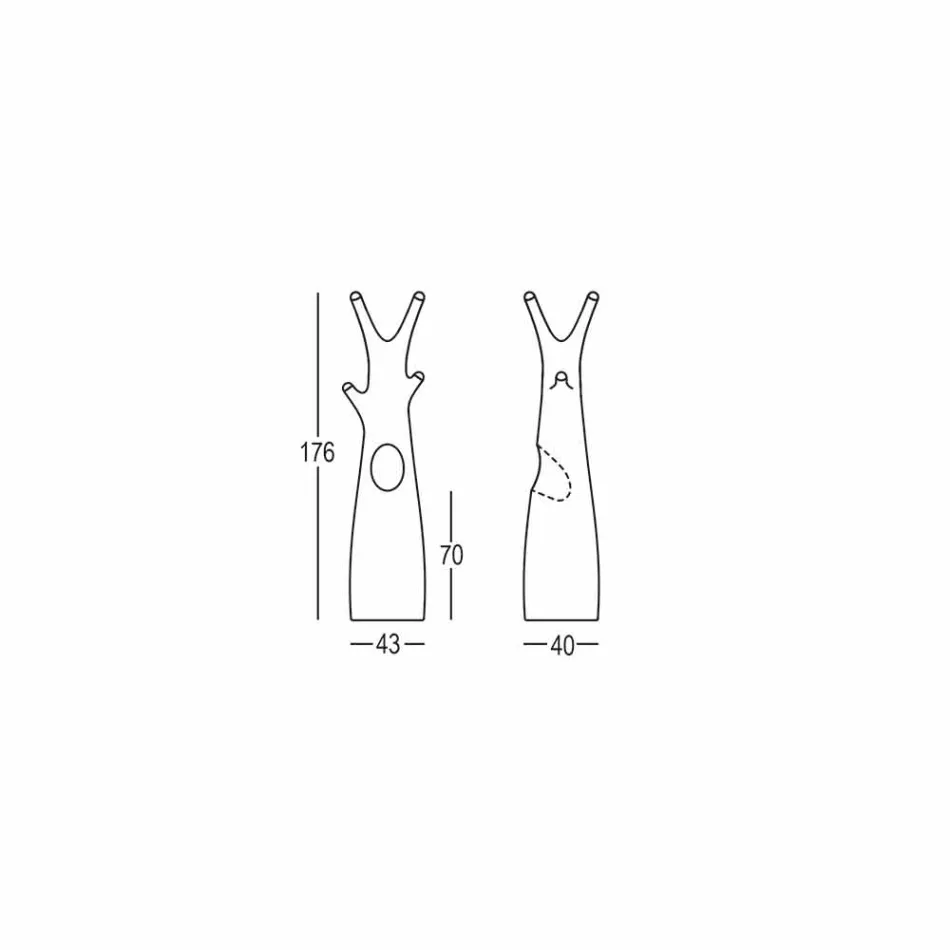 Stojan na stromek v polyetylenovém designu vyrobený v Itálii - Oldia Viadurini