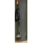 Šikmý designový stojan na kabáty z lesklého bílého dřeva nebo břidlice - Joris Viadurini