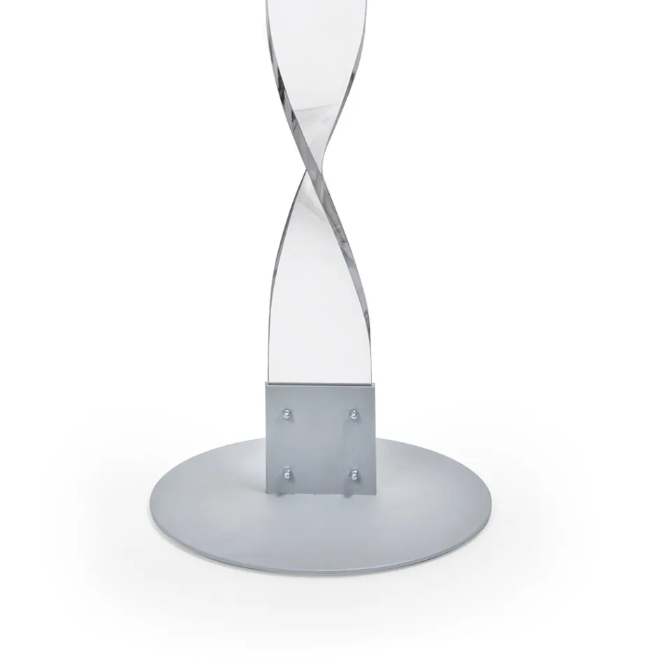 Věšák na šaty z čistého PMMA akrylového krystalu Made in Italy - Lilo Viadurini