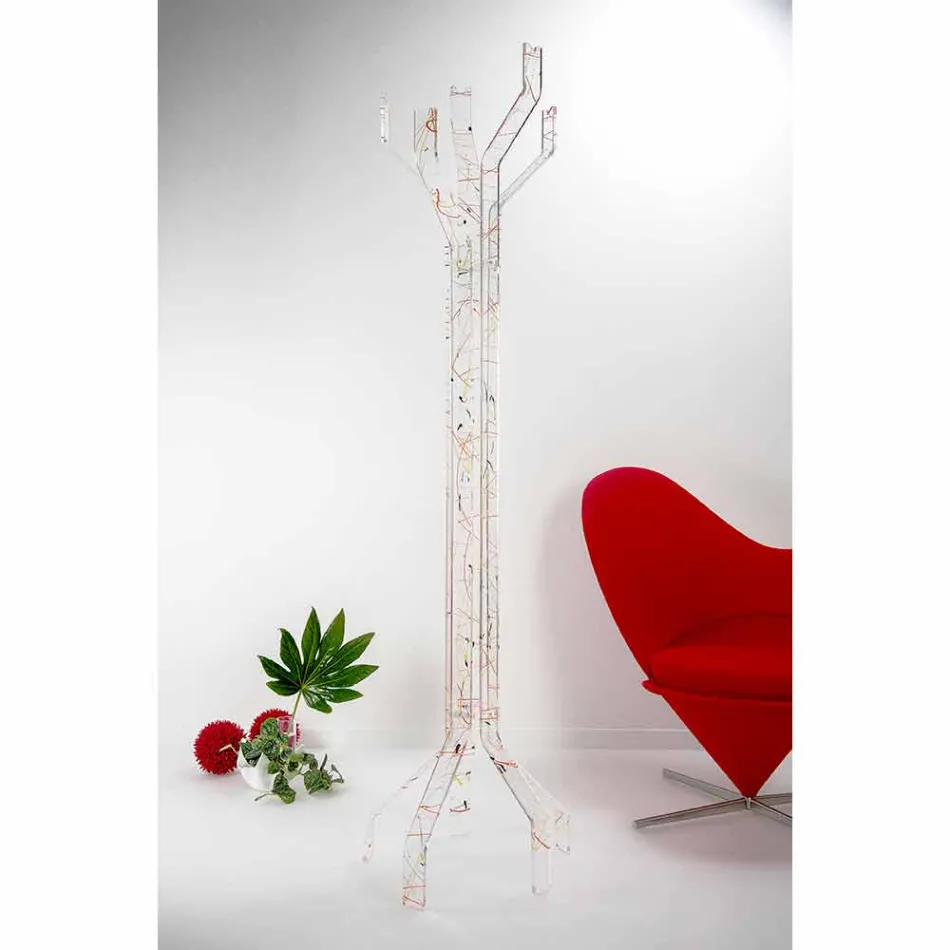 Moderní vícebarevný stojan vyrobený v Itálii, Andrea Viadurini