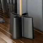 Srst deštník stojí v přírodním buku a polypropylenu Nurri Viadurini