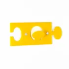 Nástěnná ramínka v barevném plexiskle Single Design, 4 kusy - Fratack Viadurini