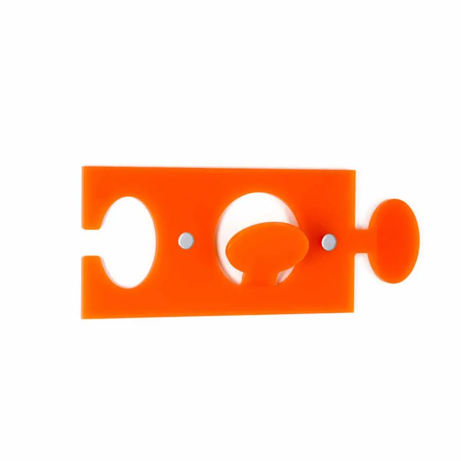 Nástěnná ramínka v barevném plexiskle Single Design, 4 kusy - Fratack Viadurini