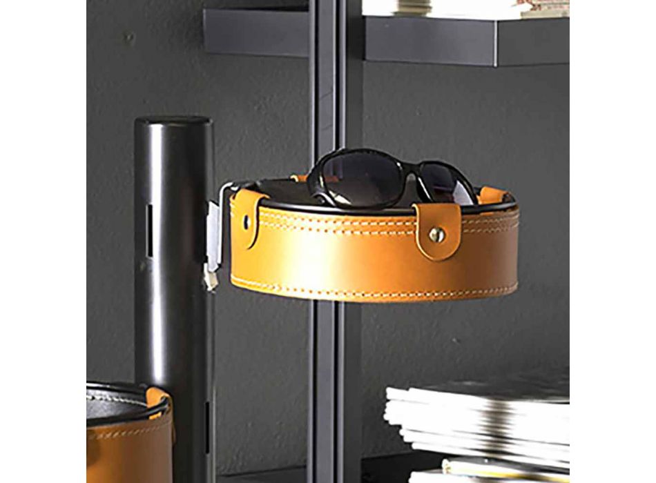 Moderní designový kožený věšák Made in Italy Leather - Adelfo Viadurini