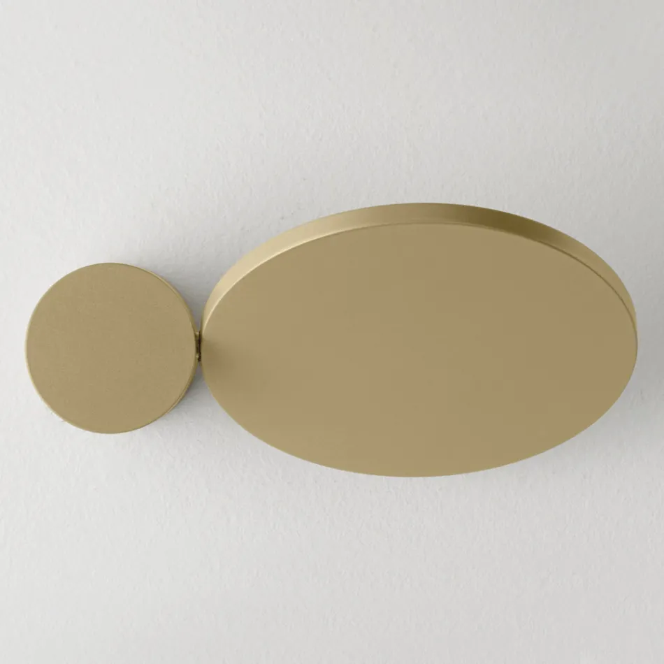 345° otočné kovové nástěnné svítidlo vyrobené v Itálii - Lumi Viadurini