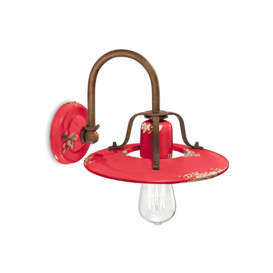 Nášivka země reflektor z kovu a keramiky Gladys Ferroluce Viadurini