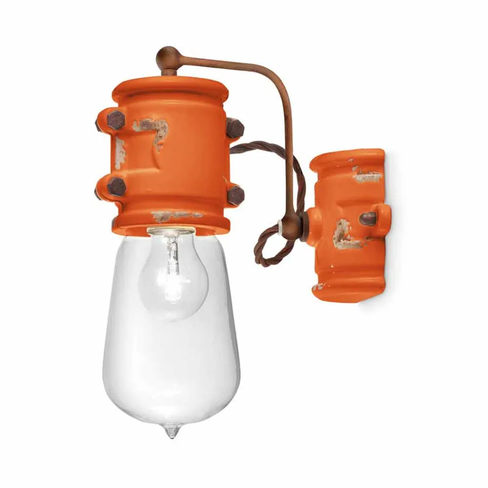 Nášivka reflektor městský styl ručně dělané keramické Beth Ferroluce Viadurini