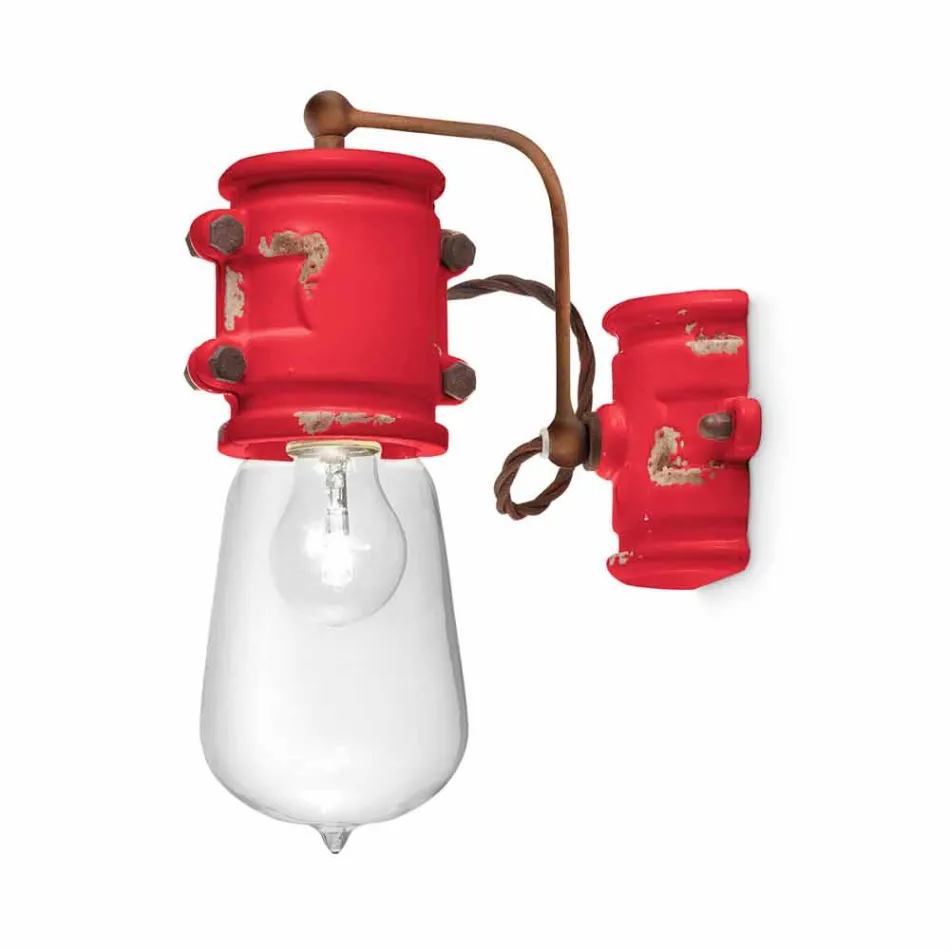 Nášivka reflektor městský styl ručně dělané keramické Beth Ferroluce Viadurini