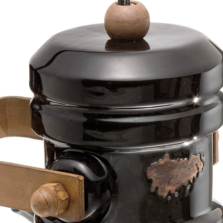 Nástěnné bodové svítidlo z keramiky, skla a kovu s různými povrchovými úpravami Joy Ferroluce Viadurini