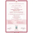 Nástěnné bodové svítidlo z keramiky, skla a kovu s různými povrchovými úpravami Joy Ferroluce Viadurini