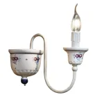 Nástěnné svítidlo Artisan z keramiky a ručně malované mosazi - Sanremo Viadurini