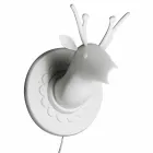 Nástěnná aplikace v matně bílém keramickém moderním designu v Cervo - Memento Viadurini