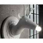 Nástěnná aplikace v matně bílém keramickém moderním designu v Cervo - Memento Viadurini