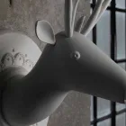 Nástěnná aplikace v matně bílém keramickém moderním designu v Cervo - Memento Viadurini