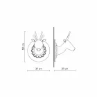 Nástěnná aplikace v matně bílém keramickém moderním designu v Cervo - Memento Viadurini