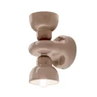 Keramické nástěnné svítidlo se 2 světly Made in Italy - Berimbau Viadurini