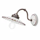 Zdi ke zdi v lesklé barvě vlákna keramického Ferroluce Viadurini