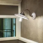 Zdi ke zdi v lesklé barvě vlákna keramického Ferroluce Viadurini