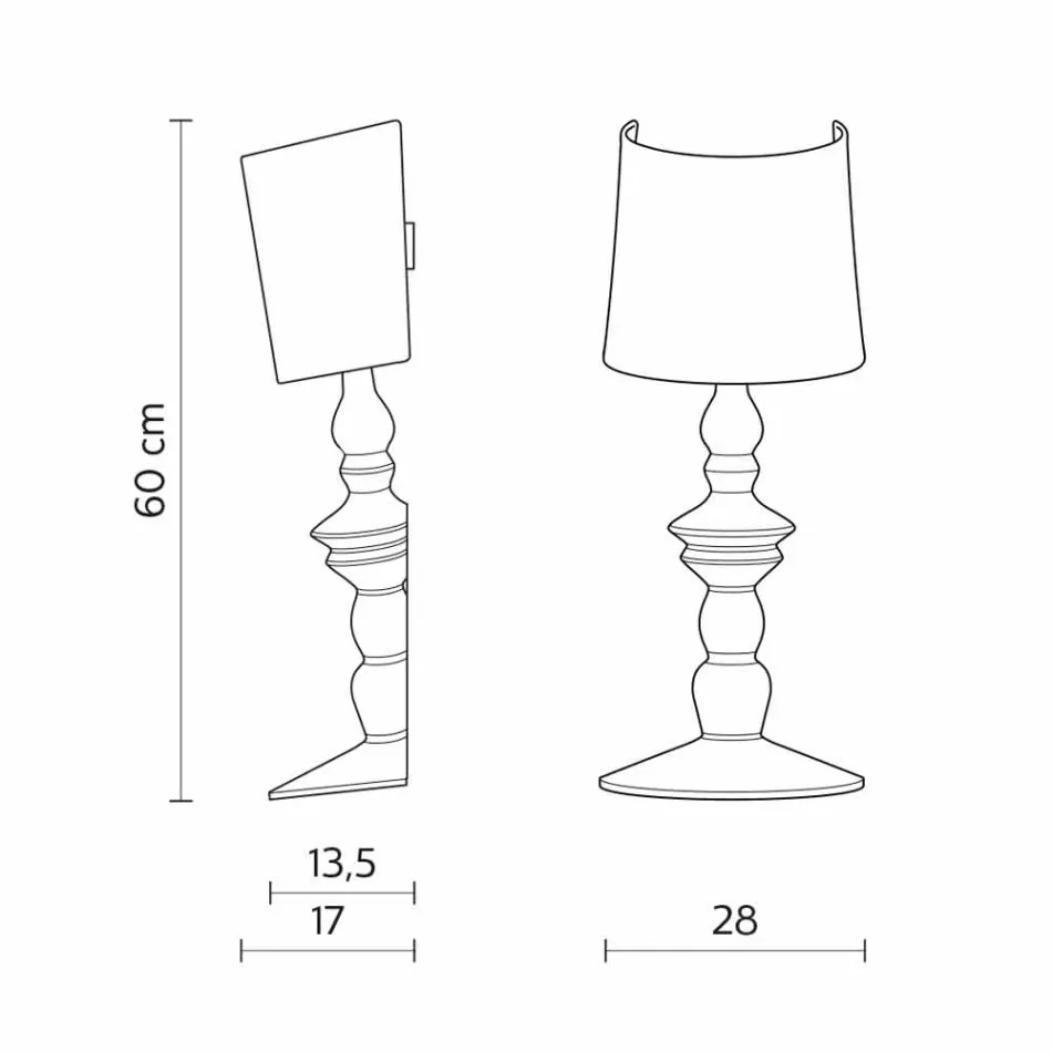 Nástěnná lampa z lakované keramiky a stínidla v bílém povlečení - Cadabra Viadurini