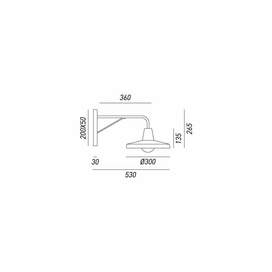 Zdi ke zdi v průmyslové stylu starožitné železné Sally Il Fanale Viadurini