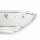 Nástěnné svítidlo Half Moon v keramické ručně malované květinové - Terst Viadurini