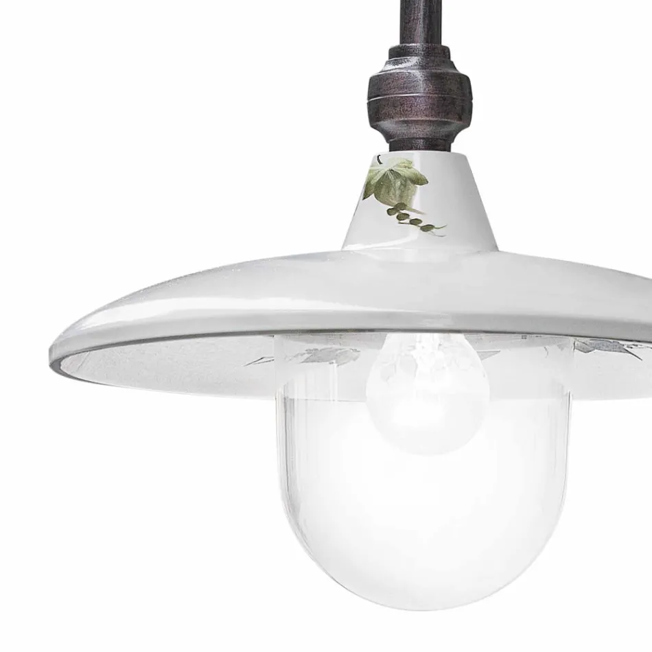 Nástěnné svítidlo z hliníku a ručně zdobený klasický design - Campobasso Viadurini