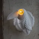 Nástěnná lampa v matně bílém keramickém moderním italském designu - Tucano Viadurini