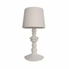 Nástěnná lampa z malovatelné keramiky se stínidlem moderního designu - Cadabra Viadurini