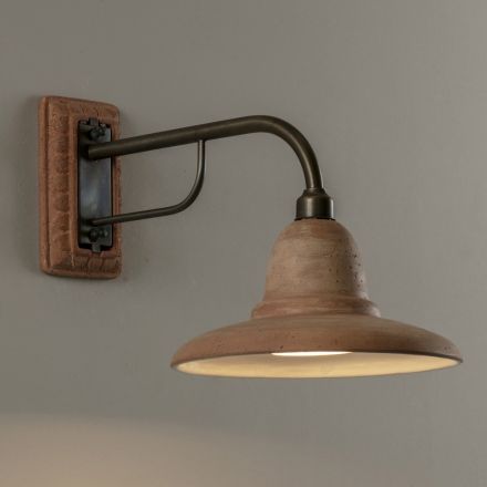 Artisan Garden Applique v Galestro Made in Italy - Toscot Spoleto Viadurini