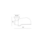 Ručně vyráběné toskánské majolikové nástěnné svítidlo vyrobené v Itálii - Toscot Bistrò Viadurini