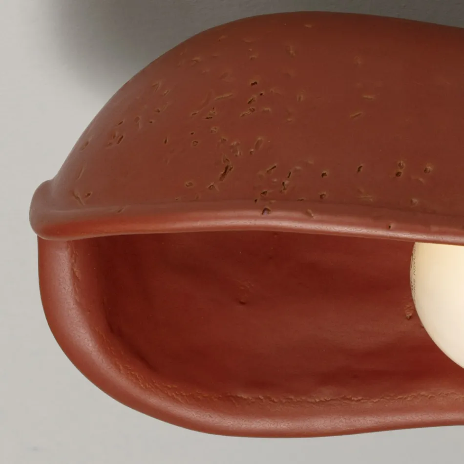 Ručně vyráběné toskánské majolikové nástěnné svítidlo vyrobené v Itálii - Toscot Bistrò Viadurini