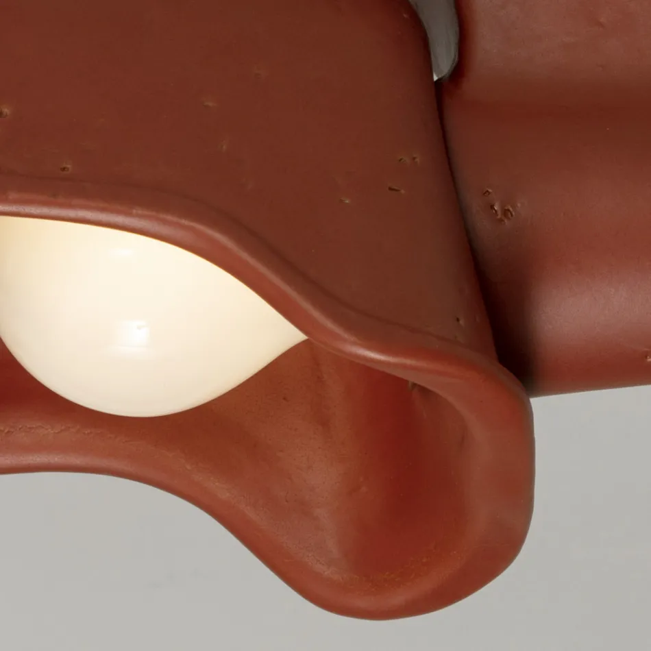 Ručně vyráběné toskánské majolikové nástěnné svítidlo vyrobené v Itálii - Toscot Bistrò Viadurini