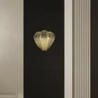 Klasická nástěnná lampa z benátského skla a kovu Made in Italy - Artemide Viadurini