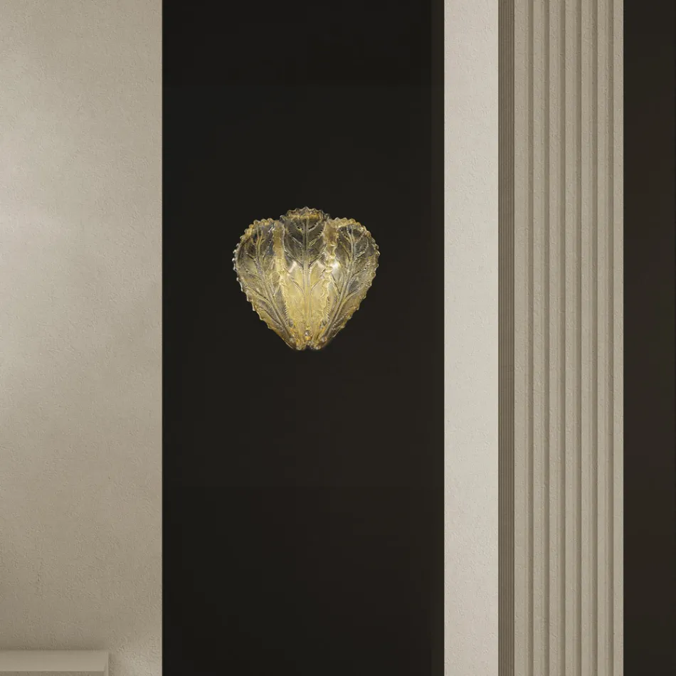 Klasická nástěnná lampa z benátského skla a kovu Made in Italy - Artemide Viadurini