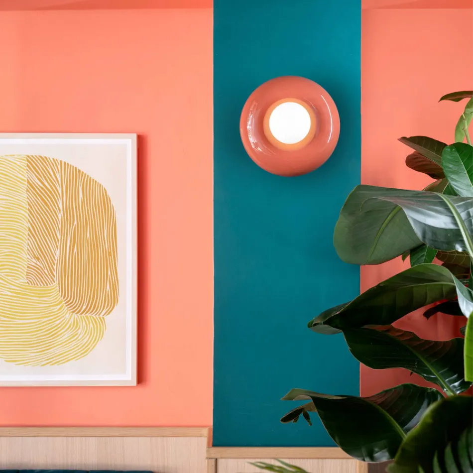 Nástěnné svítidlo s difuzorem z opálového skla Made in Italy - Bumbum Viadurini