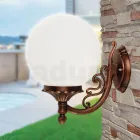 Nášivka s akrylovou koulí a tlakově litou hliníkovou strukturou - Trovanero Viadurini