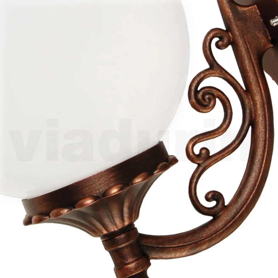 Nášivka s akrylovou koulí a tlakově litou hliníkovou strukturou - Trovanero Viadurini