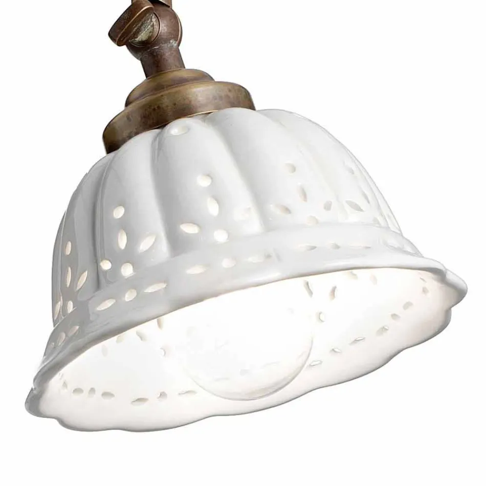 Stěna keramické křivka Anita Il Fanale, secese Viadurini