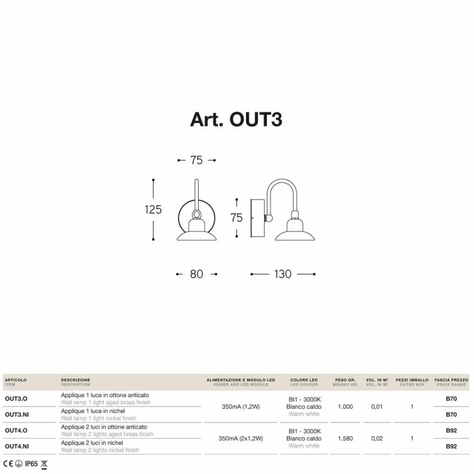 Vnější světla na 1 Bugatti světla Aldo Bernardi Viadurini