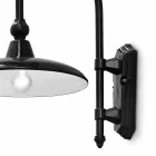 Klasické designové hliníkové venkovní nástěnné svítidlo Made in Italy - Campobasso Viadurini